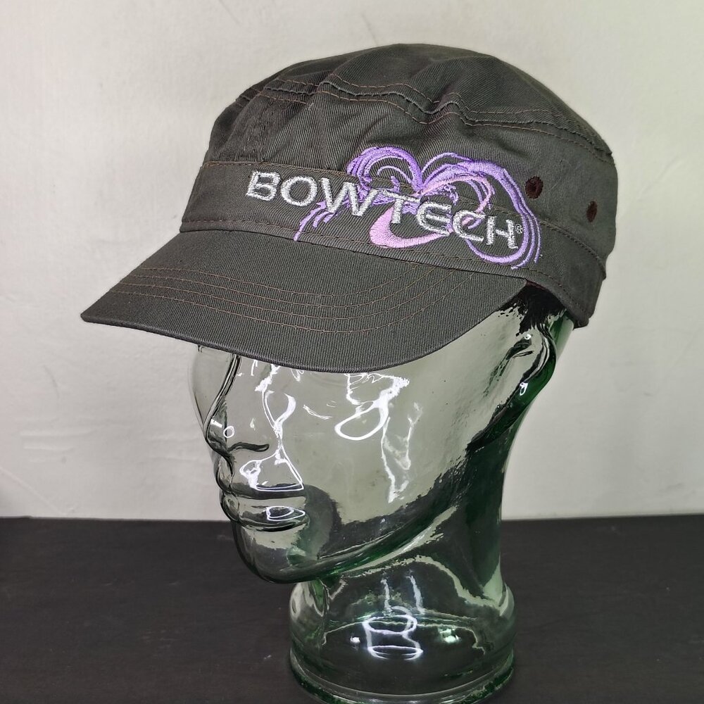 Bowtech Bows Hat Cap Womens Cadet Pillbox Military Cabbie Duck‎ Bill